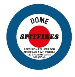 MR SERVICES HAZLEMERE LTD - SPITFIRE DOMED 22-5.5mm AIRGUN - AIR RIFLE PELLET TIN OF 500