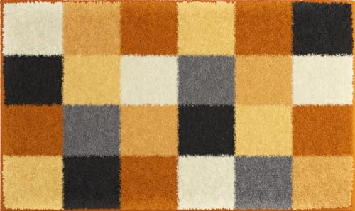 Grund Badteppich Bona gelb Größe 70x120 cm