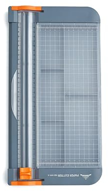 FCSHFC Papierschneidemaschine Mit Multifunktion Aufbewahrungskiste Papierschneider A4 Handwerk Und Büro Schneidemaschine Papier Mit Gitterlinien