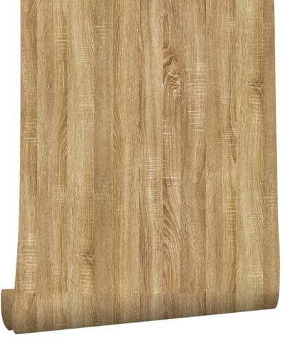 myforHD Pellicola Adesiva per Mobili Carta da Parati Autoadesiva 40cmx300cm Effetto Legno per Armadio Muro Porte Cassetti Scrivania Vinile PVC Impermeabile