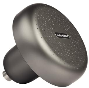 Hello Klean Rain Shower Head in Chrome - Filters Unwanted Metals, Chlorine & Impurities Found in Water - Improves Quality of Skin & Hair - Quick & Easy to Install