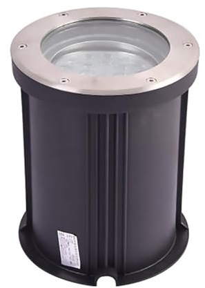 Outdoor Buried Lights - LED Landscape Lamp, 30° Adjustable Angle Round Ground Spot Light, Waterproof Stainless Steel Polarized Floor for Decorative Lighting