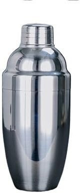 Shaker Cocktail,Shaker Caffe Freddo Shaker Da Bar Boston For Cocktail In Acciaio Inossidabile 250/350/550 Ml, Strumento Vino(Silver 550ml)