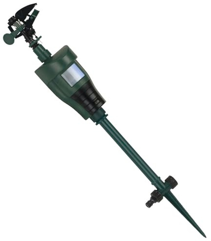 Motion Detector Sprinkler, Motion Sensor Sprinkler, Adjustable 360° Activated to Protect Plants Animal discouragement for Garden