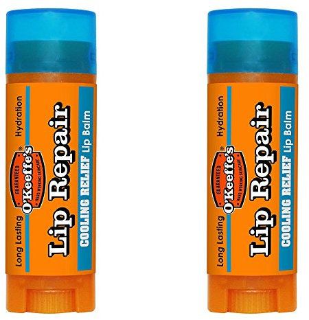 2 x O'Keeffe's Lip Balm Repair Stick Cooling 4.2g