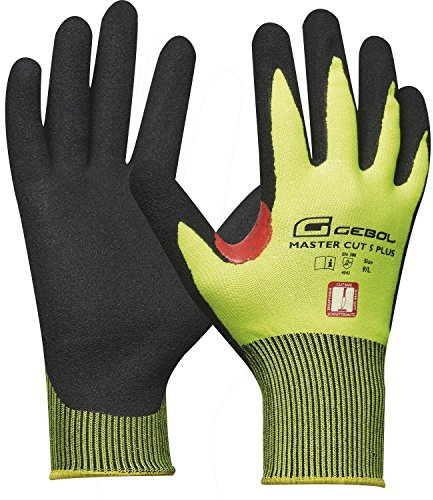 Master Cut 5 Plus Paire de gants de travail Taille 10 (XL) Protection contre les coupures Niveau de protection 5