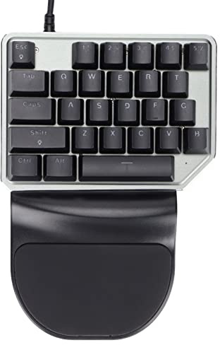 Single Hand Keyboard Mini Gaming Keyboard One Handed Keyboard,Mechanical Game RGB Backlit One Hand Keyboard, Mobile Phone Accessory Wired for/for
