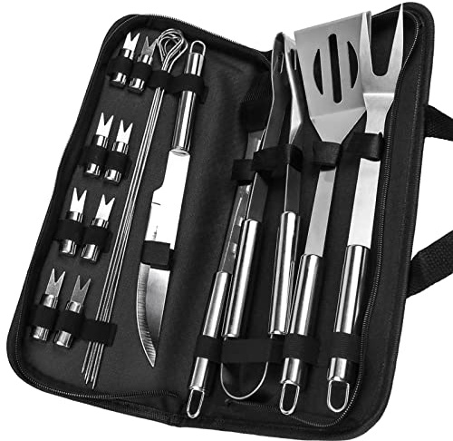 CoolGadget Klapphülle für BBQ Grillbesteck mit Kartenfach | Handytasche mit Standfunktion, Magnetverschluss, Kunstleder Wallet Case, Fach für Karten und Geld