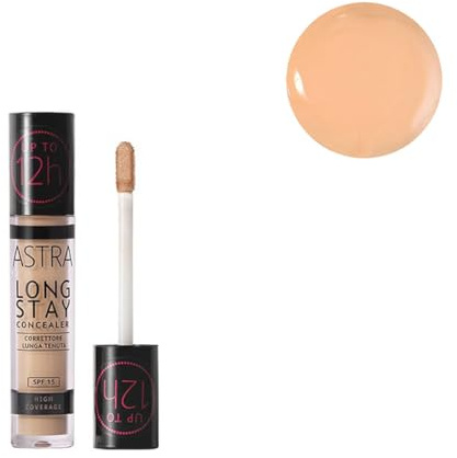 Astra Long Stay Concealer Correttore Lunga Tenuta, Colore n° 04W Sand, 1 pezzo