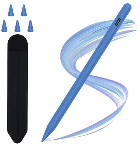 Stylus Stift für Apple iPad 2018-2026 mit USB-C Schnellladeleistung | Palm Rejection, Neigungssensitiv,Pencil für iPad 11/10/9/8/7/6,Mini 7/6/5, Air M4/3/2 11/13/5/4/3, Pro M5/M4 13/12.9″/11″