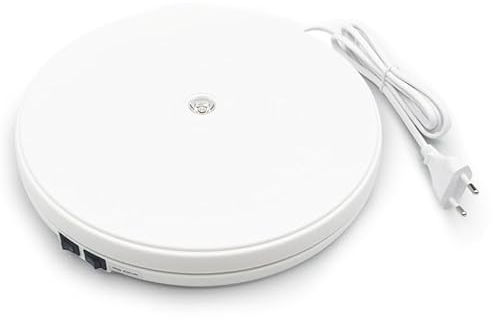 BrandNewCake® Base Giratoria Eléctrica para Tartas Ø25cm - Soporta hasta 10kg - Decoración de Tartas - Accesorios de Repostería