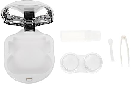 JECOMPRIS Saugnapf 2 Sätze Cat Claw Farbige Kontaktlinsen Behälter für Kontaktlinsen platzsparende Space Saver Hausversorgung Kontaktlinsenbehälter Pflege Container Halterung Abs