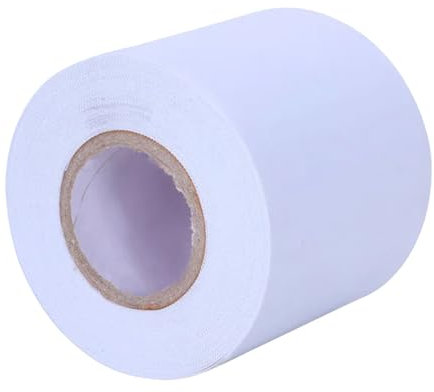 LKXHarleya 60mmx10m Air Conditioning Installation Dedicated Wrapping Tape, PVC Sponge Insulation Pipe Copper Tube Home Use Bandage, White