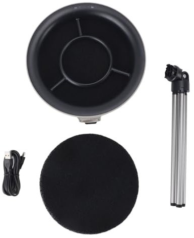 TIKATARER Kitchen Exhaust Fan, Portable Kitchen Exhaust Fan Detachable Portable Range Hood 5V Portable Range Hood with 3 Adjustable Speed for Camping and Picnics