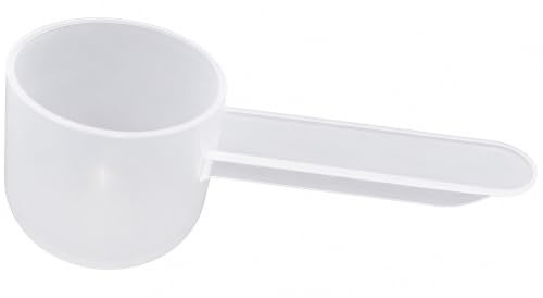 Supplement and Supply 2 Teaspoon (2/3 Tablespoon | 10 mL) Short Handle Plastic Rounded Scoop for Coffee, Protein Powder, Pet Food, Spices, Grains, Dry Goods – Food-Grade BPA-Free (Pack of 1)