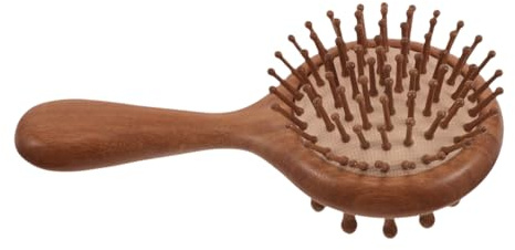 OSOLADY Peine De Masaje De Madera Para Mujeres Peine Tradicional Cojín De Aire Para Masajear El Cabelludo Cómodo Cabello
