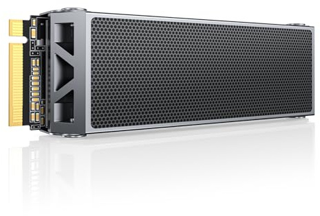 PHIXERO PSC SSD 2To avec dissipateur Thermique, jusqu'à 7450Mo/s, NAND TLC, M.2 NVMe, PCIe 4.0 2280, système de Refroidissement innovant IceArmor, SSD Interne pour PC de Bureau