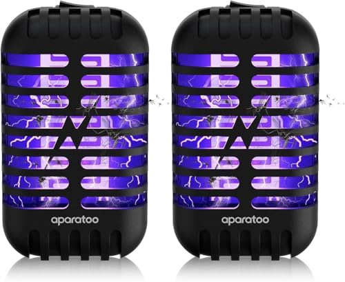 Lampara Antimosquitos, 1000V Antimosquit os Electrico, 2 Paquetes Lampara Antimosquitos Interio, Raqueta Matamoscas Electrica Atrapa Moscas lámpara Insectos Interior para Mosquitos, Moscas, Polillas