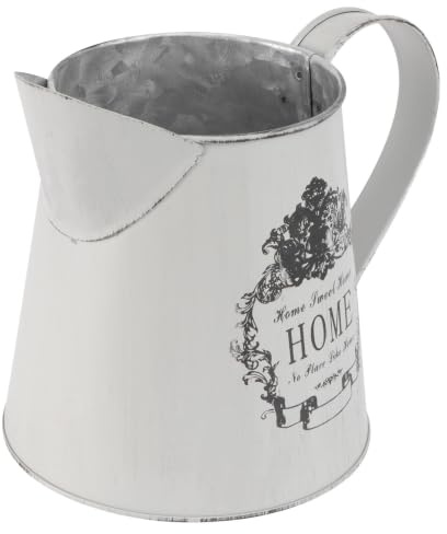 LIFKOME Creative Retro Iron Flower Pot Kettle for Desk and Windowsill with Flower Watering Function and Home Decoration Feature for Indoor Use