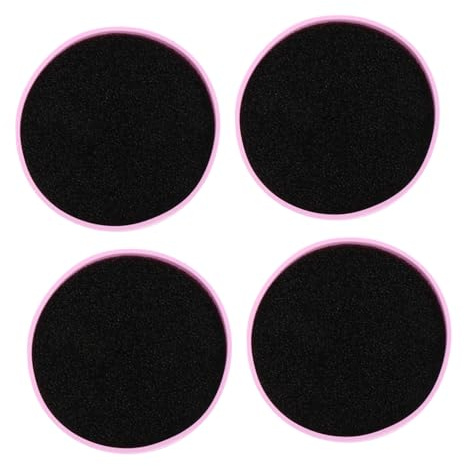 Cabilock 4 piezas Caja de Esponja Limpiadora para Brochas de Maquillaje Reutilizable y Portátil para Polvos Secos y Sombra de Ojos para Uso Diario y Viajes