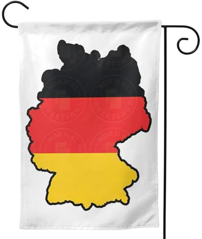 Drapeau allemand - Drapeaux de jardin saisonniers pour l'extérieur, durable double face - Décoration de vacances