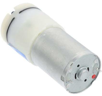 IMIKEYA Mini-Aquarium-Luftpumpe, ultra-leise, großes Volumen, Luftpumpe, stoßfest, Kunststoff, tragbar, Gleichstrom, 3–24 V, für Aquarium-Belüftungs- und Drucktherapiegeräte