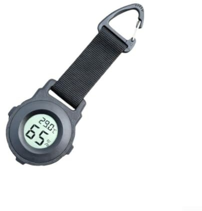 QuivyLivy Compact Clip-On Thermometer Hygrometer Outdoor Hiking And Camping