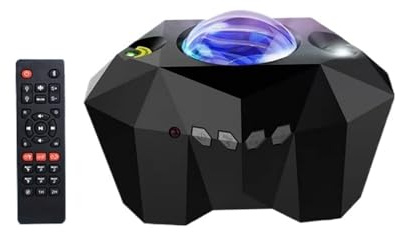 TRDEWR Led Aurora Borealis Projector Moon Galaxy Night Lights Bluetooth Music Star Nebula Projection Atmosphere Lamp Bedroom Decoration Create an Atmosphere(Black)