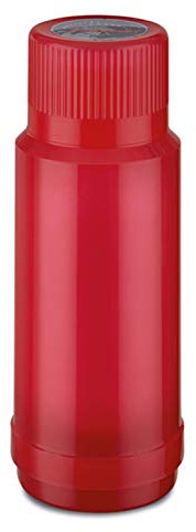 ROTPUNKT Isolierflasche 40 MAX I für heiße u. kalte Getränke I langanhaltender Geschmack - Glaseinsatz I 24 Std heiß 36 Std kalt I BPA frei (glossy bubblegum, 1,0 l)