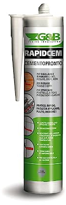 G&B Rapid Cem, Cemento rapido pronto all'uso, affidabile, pratico, veloce, cartuccia da 310 ml
