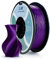 ZIRO PLA Glitter Filament 1.75mm 3D Drucker Filament PLA 1.75mm Diamant Serie 1KG, Dimensional Accuracy +/- 0.03mm, Diamant Lila