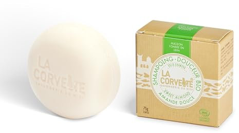 La Corvette - Shampoing Solide Douceur Bio, Amande Douce - 75g