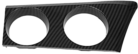 Keenso Mittelkonsolenhalterung, Getränkehalterhalterung Mittelkonsole Links Fahrerseite Ersatz für E81 E82 E87 E88 1er 120i 2004-2011(Kohlefaser) Auto-Tuning