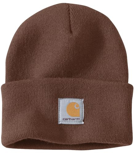 Carhartt stickad mössa, BRUN, En Storlek