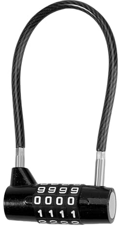 Small Padlocks with Code, Combination Padlock Outdoor Long Padlock for Gym Locker, Gym Locker Padlocks with Code Outdoor, Secure for Sheds Gyms Lockers Suitcase