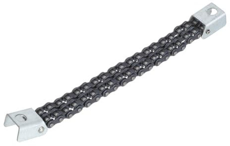Cadena de Pedal Doble para Batería Profesional, Hierro Negro | Accesorio para Pedal y Kit de Batería, Acero Resistente al Desgaste, Uso Práctico para Amigos que Tocan