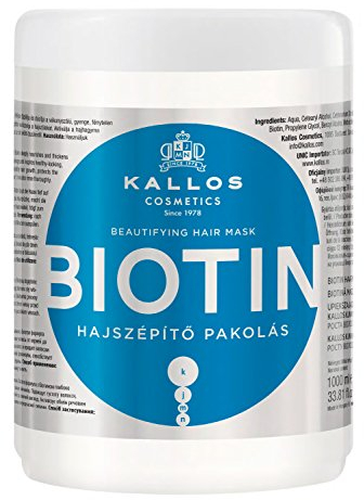 Kallos KJMN Biotin Beautifying Hair Mask 1000 ml - 33,81 Fl Oz