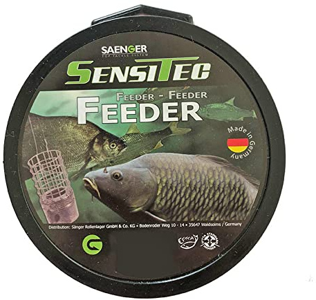 Sensitec Angelschnur Nylon Monofil 400m Zielfischschnur | Forellen-Angelschnur monofile, Zielfischschnur, Angelsehne für Anfänger & Profis