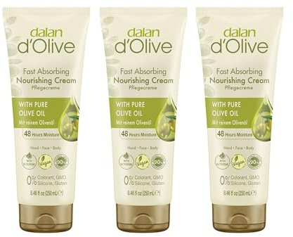 3x Dalan d`Olive Hand- & Körpercreme 250ml