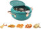 Friggitrice, Mini Padella in Acciaio Inossidabile Con Termometro Design Della Maniglia a Tocco Freddo, Scolapiatti E Coperchio Per Pollo Fritto Pesce E Gamberetti