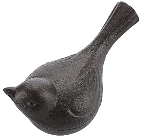 SUMTree Boîte à clés décorative vintage en fonte pour ranger des bijoux ou des clés de voiture - Décoration de jardin - Oiseau