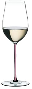 RIEDEL Fatto A Mano Riesling/Zinfandel - Mauve - Einzelpackung, Weinglas, Kristallglas, Spülmaschinenfest - 4900/15MA