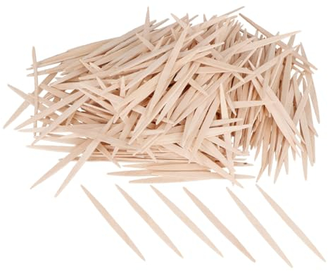 INNSPIRO Maxi Pack Palillos planos natural 65mm. 2500u., de madera, para Manualidades, adornos, crear construcciones.