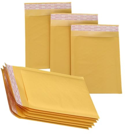 Purzen 880 Stück 6 Größen Blase Beutel Taschen, Handwerk Papier Blase Taschen Für Versand, Verpackung, Kissen Wrap Taschen Blase Moving Supplies,12x18cm