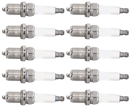 10 Stück Zündkerzen für CHAMPION RC12YC K6RTC Ersatz für 12 132 02 12 132 02-S 25 132 12 - S Motor