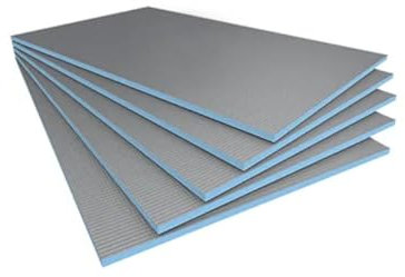 Desineo Lot de 5 Panneaux de Construction 1250 x 600 x 30 mm extrudé Rigide XPS prêt à carreler Valstorm