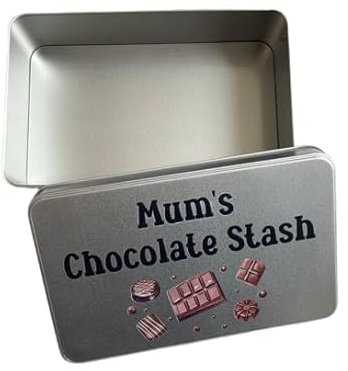 Personalised Chocolate Tin, Chocolate Stash, Treat Tin