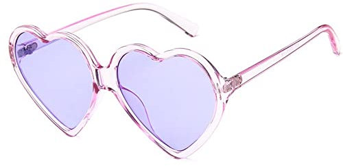YIHANSS Love Heart Sunglasses Women Fashion cute sexy retro Cat Eye Vintage Sun Glasses red purple tea UV400 Lens female