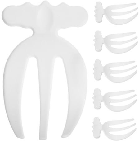 CLISPEED 6 Pezzi Forchetta Piccola Per Insalata Forchetta Per Servire L'Insalata Forchette Per Alimenti Forchette Multifunzionali Per La Tavola Forchette Con Manico Corto