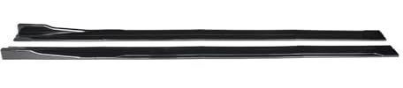Auto-Seitenschweller Für X3 X5 F10 F20 F30 G01 G20 G30 320i 325i 330i 2.2m Auto Stoßstange Seitenschweller Spoiler Diffusor Lippe Skirt Board Body Kit(Carbonfaser-Look)